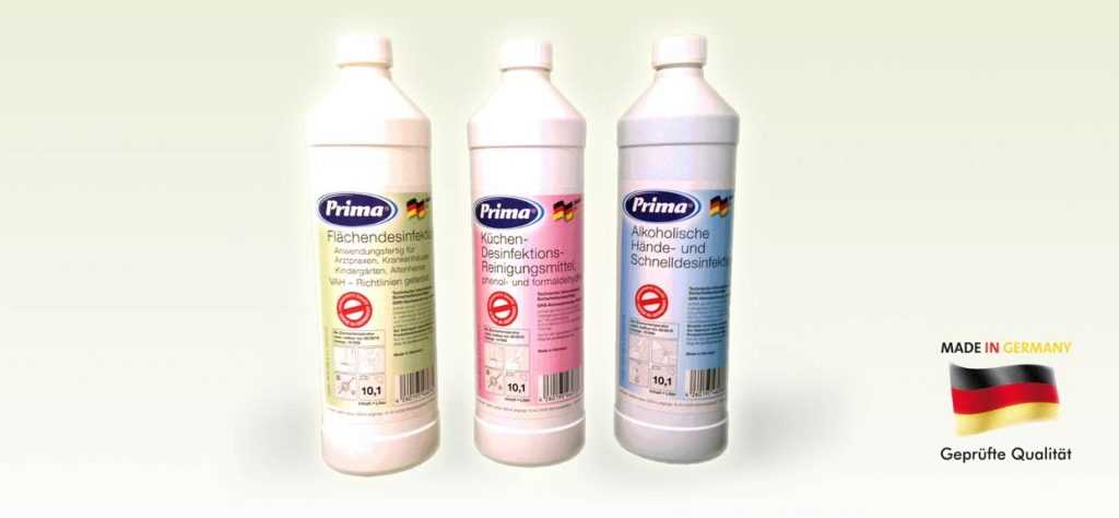 PRIMA dezenfektan, Hijyen ürünleri