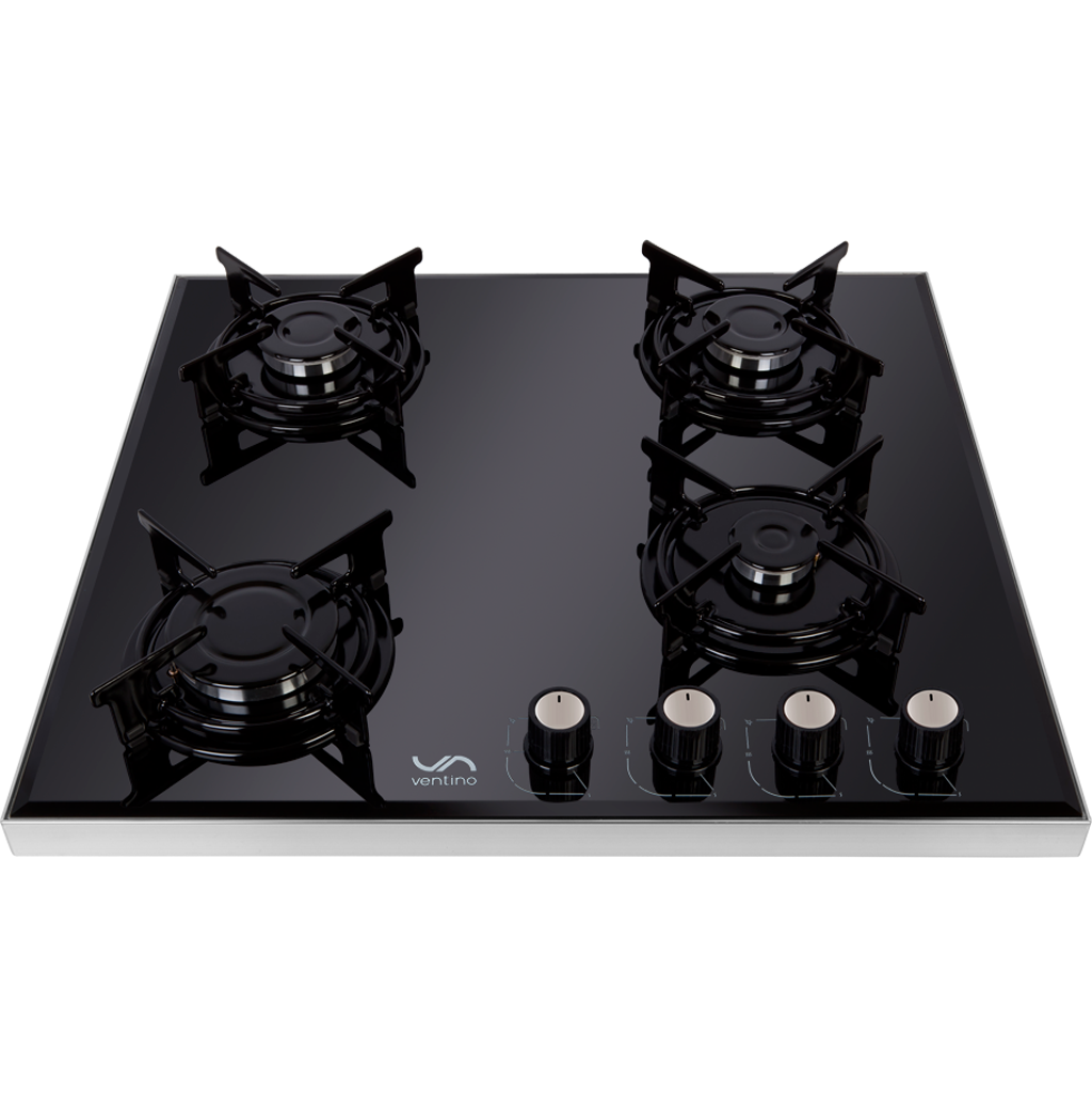 VN 2050 - Glass Front Top Cooktop with Cast Iron Grill