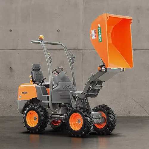 Rubber-tired dumper / D120AHA - diesel engine 