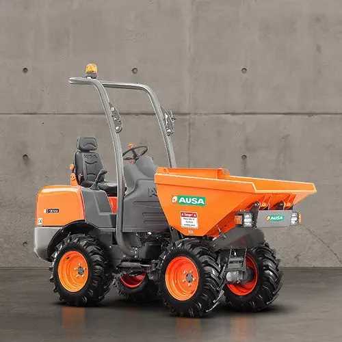 Rubber-tired dumper / D100AHA - diesel engine