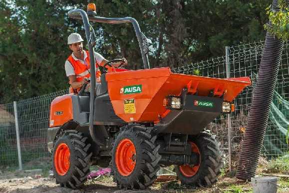 Rubber-tired dumper / D120AHA - diesel engine 