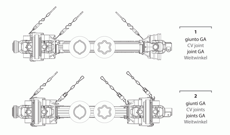 приводные валы серии evolution cv