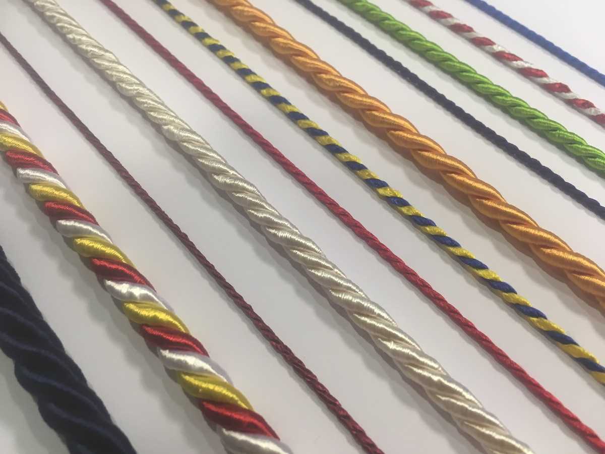 Artificial silk cords