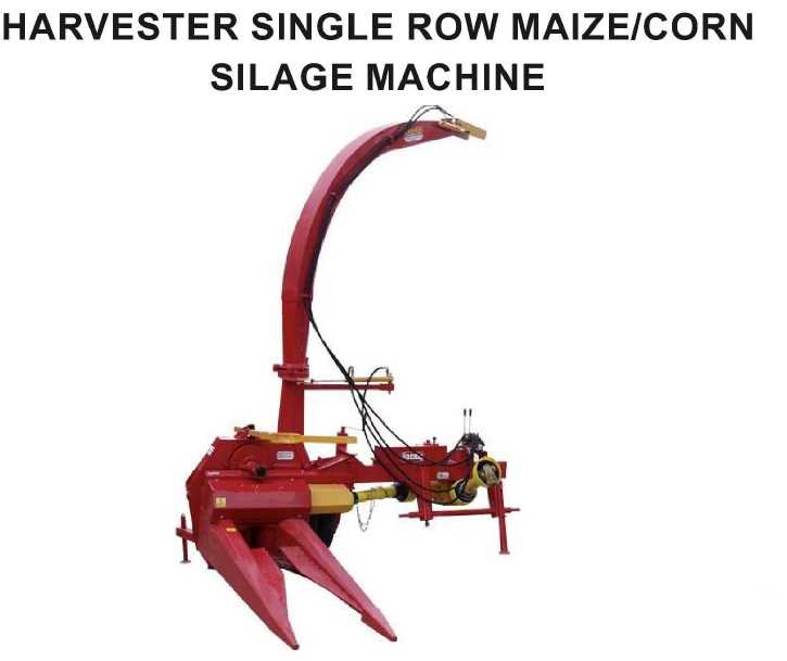 Harvester Singke Row Maize / Corn  Silage  Machine