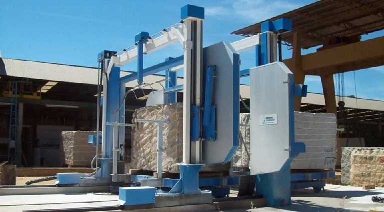 Blocks squaring machine - EASYWIRE DUO / slabs / granite / diamond wire