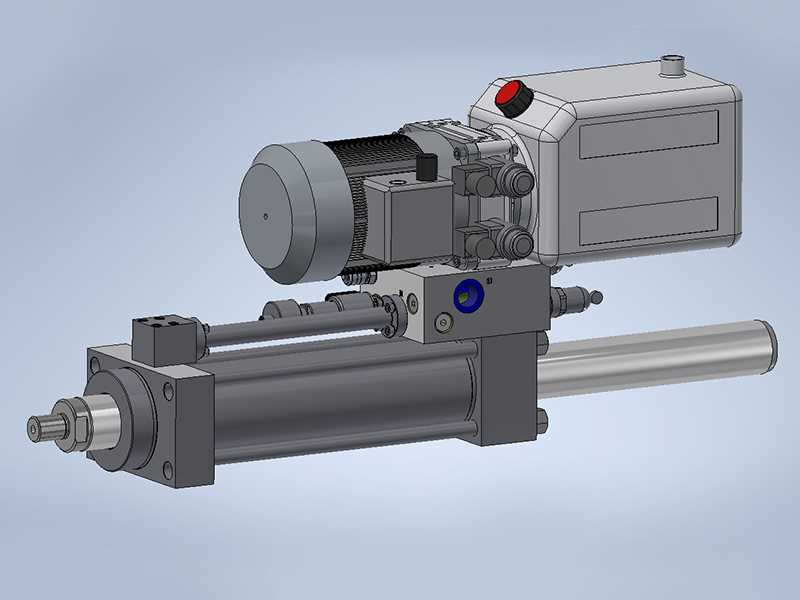 Elektrohydraulischer linearer Aktuator