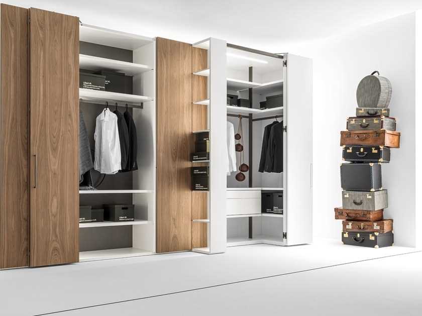 Sectional walk-in wardrobe