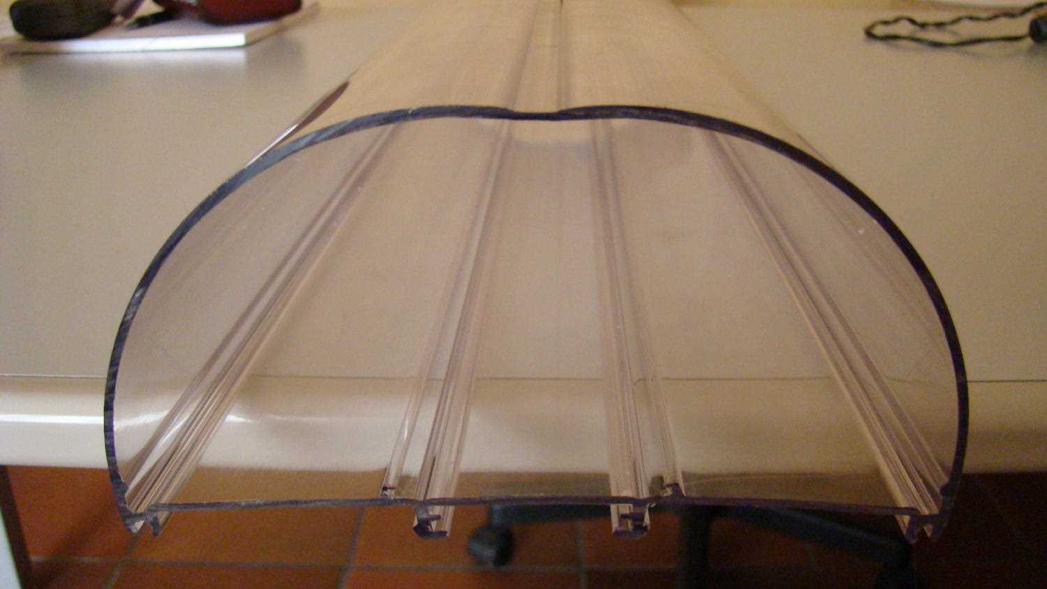 transparent plastic profiles