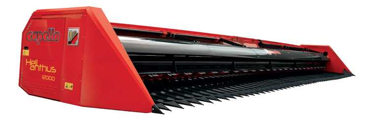 Sunflower harvesting header HELIANTHUS series