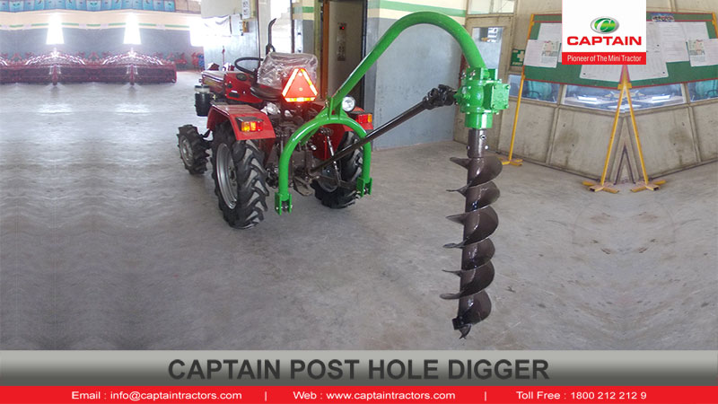 Sapling Pole WELL HOLE BACKHOE