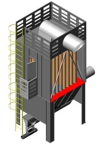 SLEEVE FILTERS WITH MECHANICAL SHAKING CLEANING