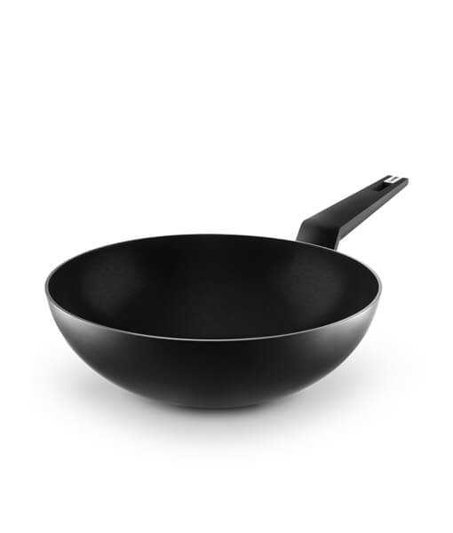 Forged Aluminium Wok with Non-Stick Coating Reinforced
