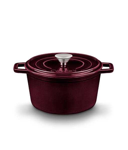 Cast Iron Enamel Coated Deep Casserole 