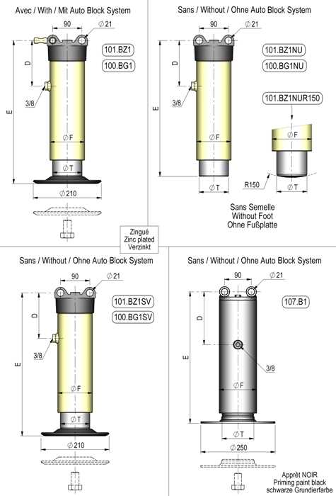 HYDRAULIC CYLINDER CRUTCH