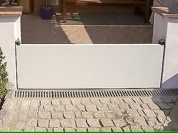 Sel taskinlar icin Kapi koruma,  Petek panel sistemleri