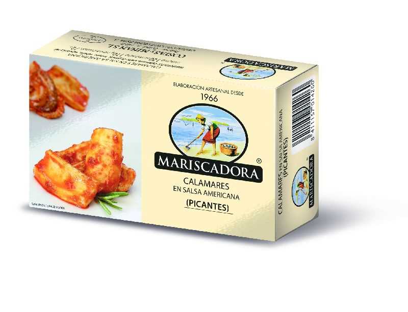 canned OCTOPUS AND CALAMAR