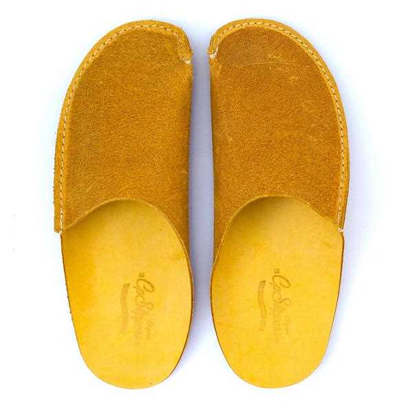 Yellow CP Slippers Minimalist