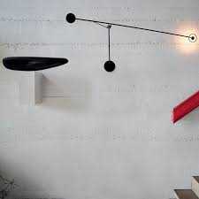 LED cam ve alüminyum duvar lambası
