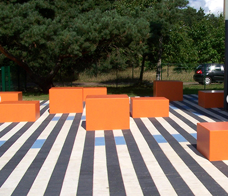 concrete sitting elements