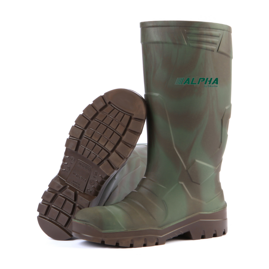 Botas de camuflagem agrícola e jardinagem