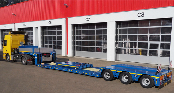 3DRINGED DOLL VARIO LOW-BED TRAILER