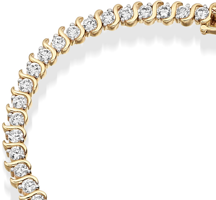 CZ Bracelet in Gold