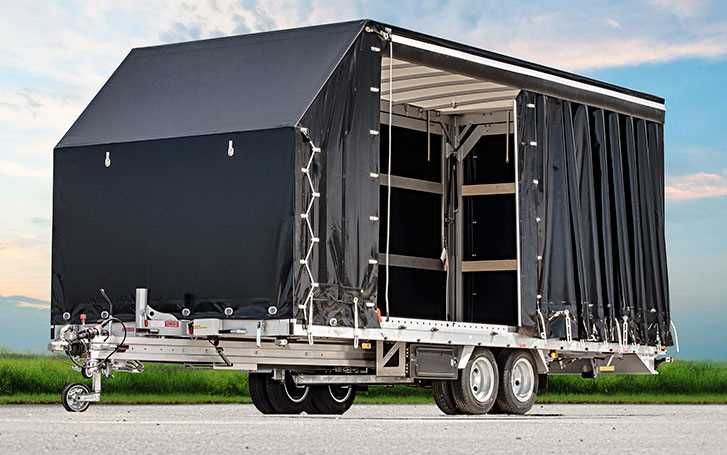 The soft covered vehicle trailer