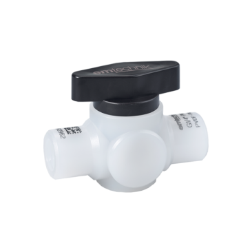 Ball valve (Series 6L) with female G- or NPT-thread, 2-way
