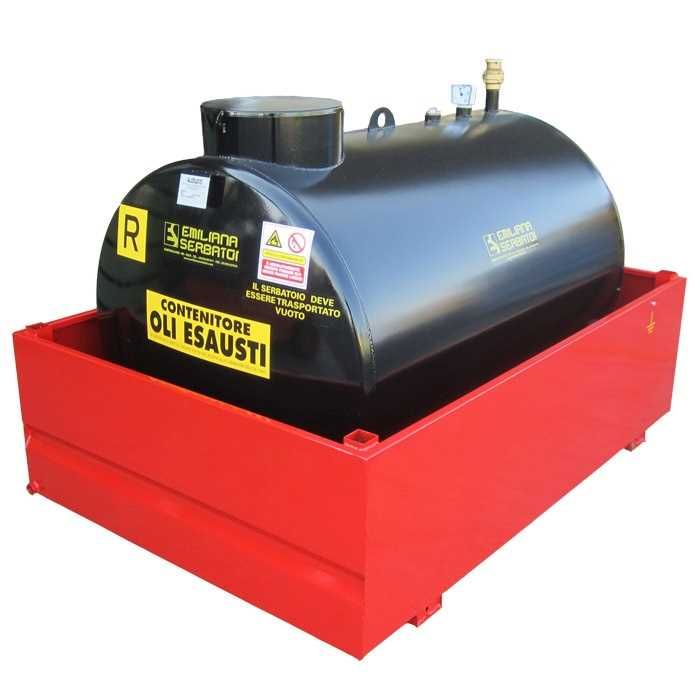 Ecological tanks for exhaust oil