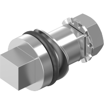 insert kare 6 paslanmaz çelik AISI 316 1022-U61