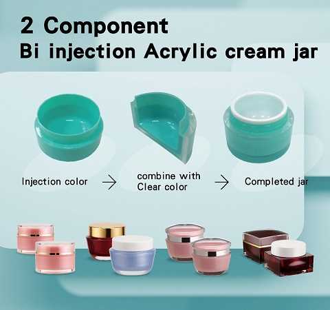 Plastic Cosmetics Jar