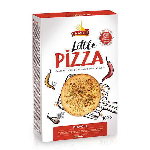 Delicious mini pizza with unique taste