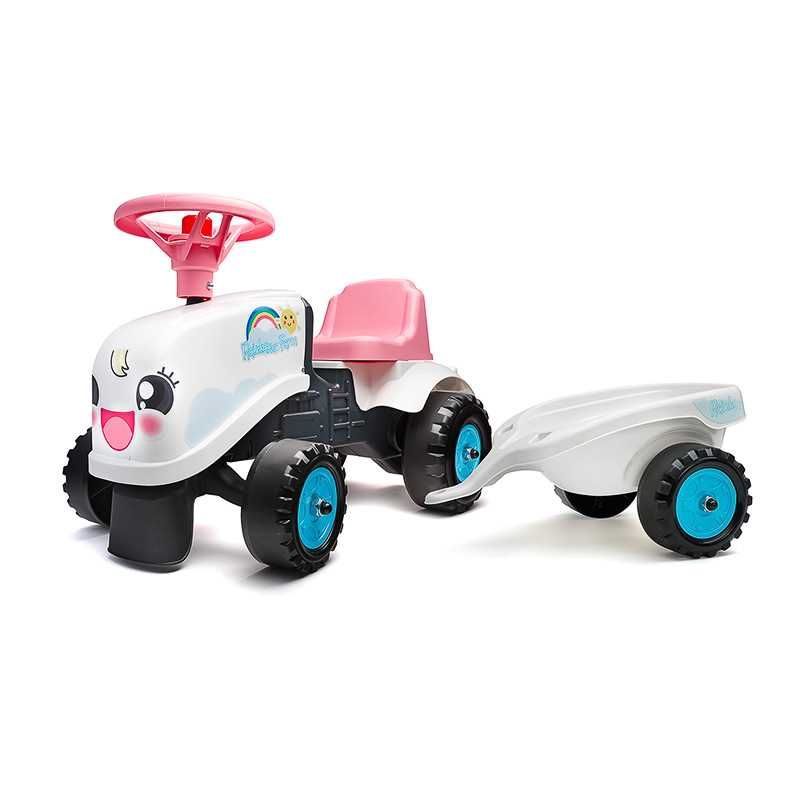 Rainbow Farm ride-on tractor with trailer