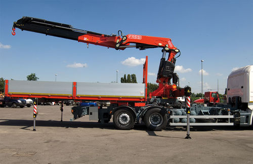 MOBILE CRANE WITH SLIDING PLATFORMS F425A