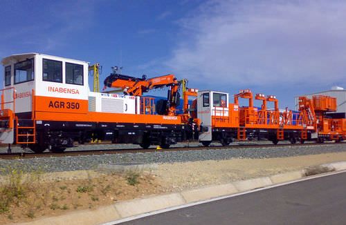 Railway assembled mobile crane rail series
