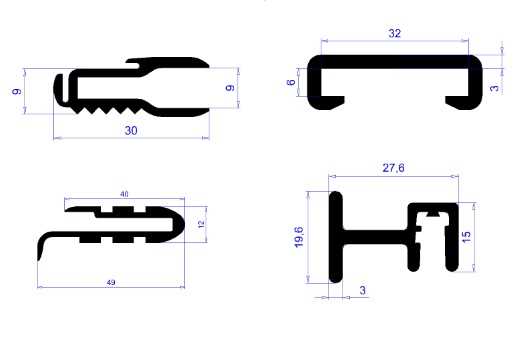 plastic profiles