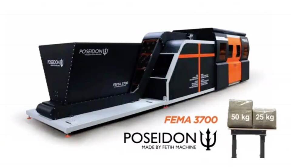 FEMA 3700 POSEIDON PRESLİ VAKUMLU TAM OTOMATİK PAKETLEME MAKİNESİ