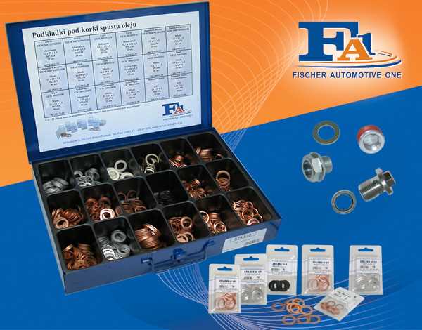 Assortment boxes and sump plugs