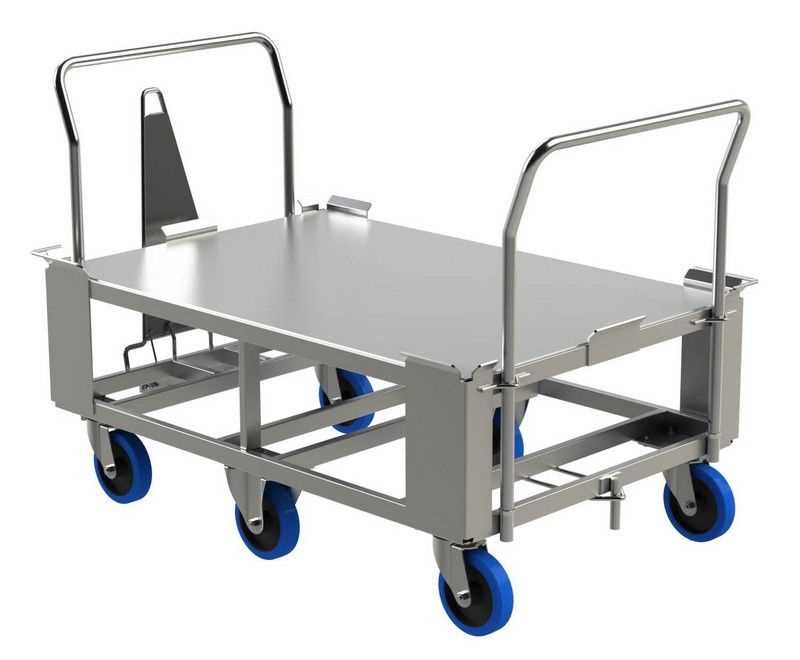 pallet load trolley for meat