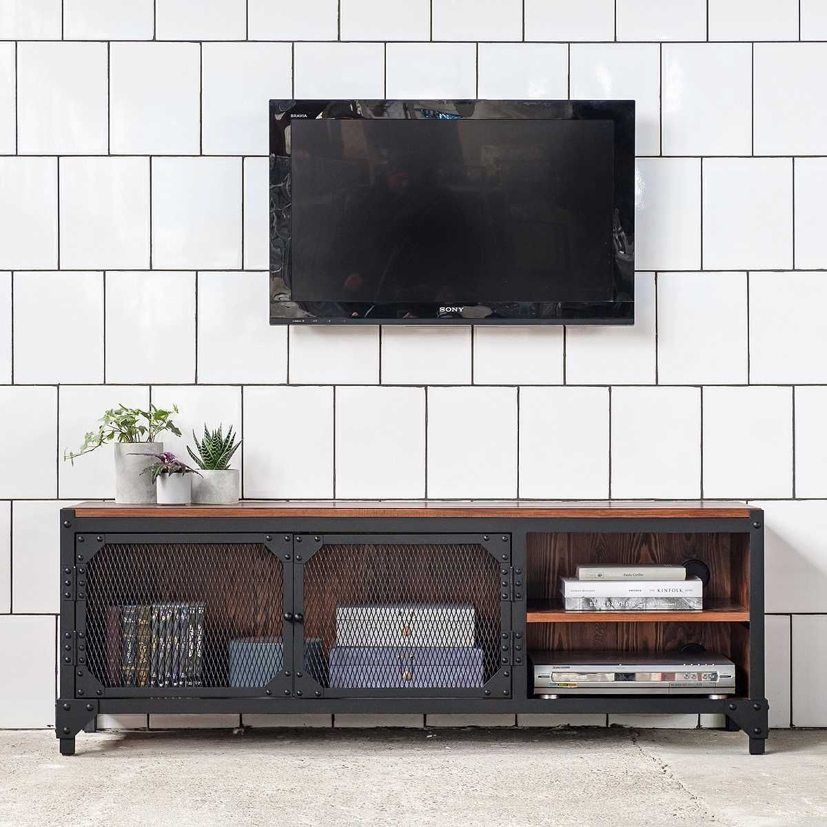 decorative metal tv units