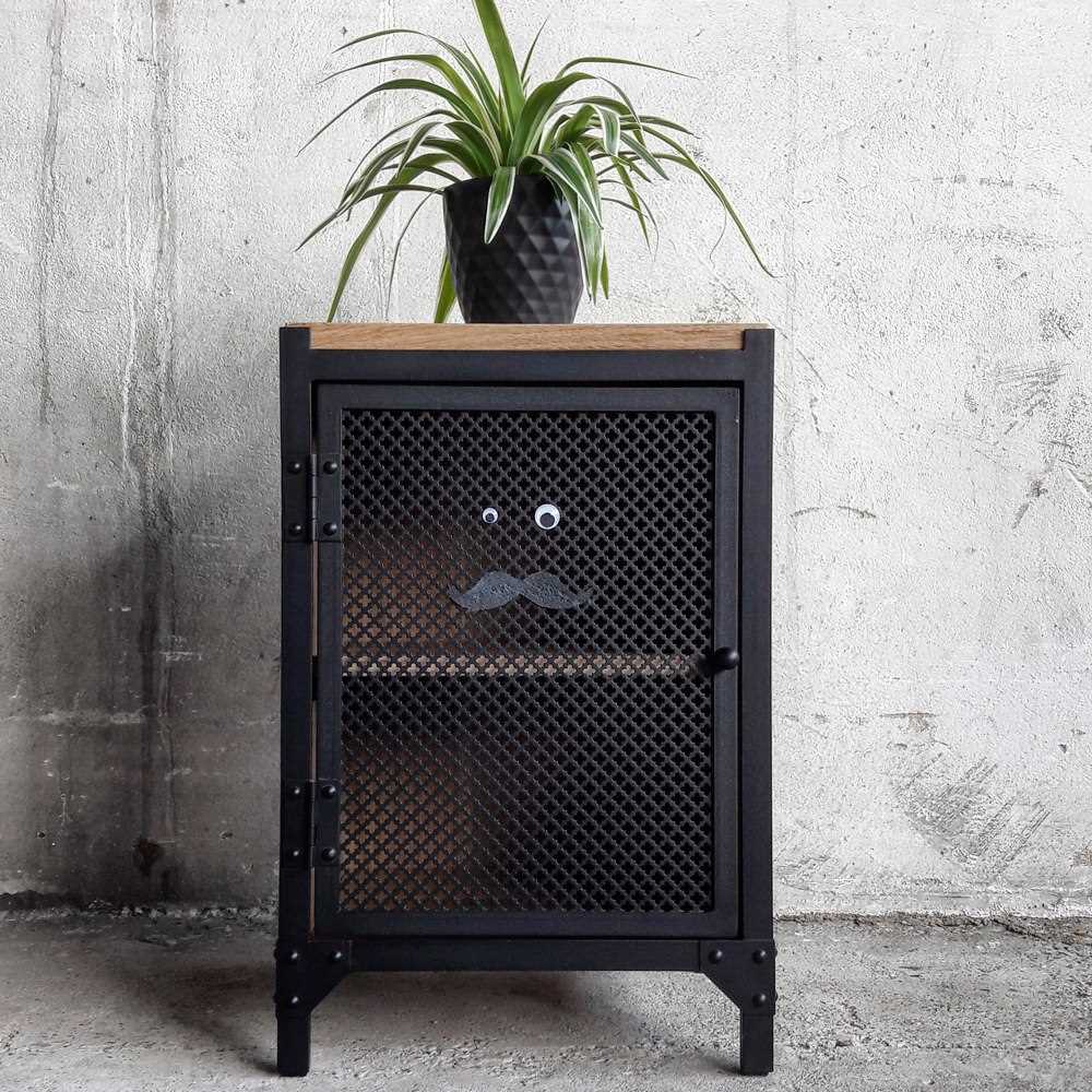 metal decorative nightstand