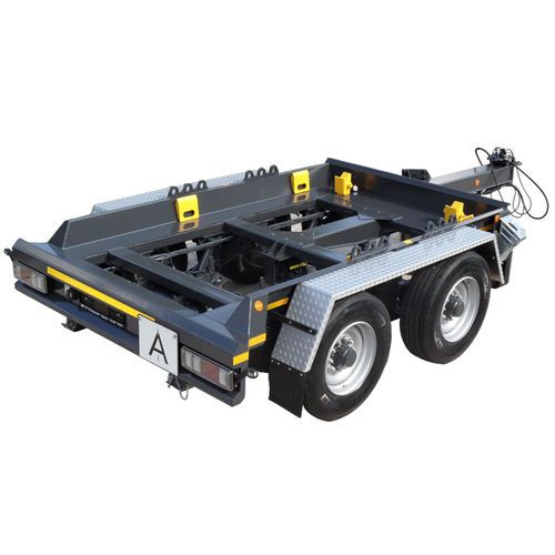TANDEM TRAILER / INDUSTRIAL MATERIAL / CONTAINER 13,5 EB / L 1,2