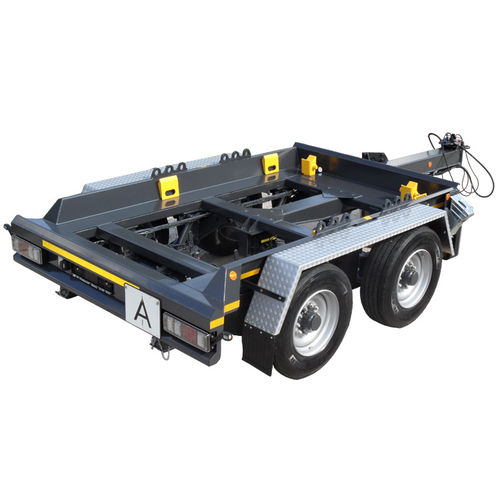 Tandem Trailer / Matériau industriel / conteneur 13,5 EB / L 1,2