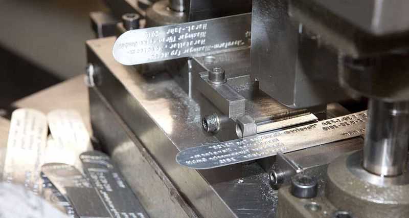 Progressive tool for labels.