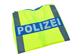 sinyal yelegi, polis (on + arka),