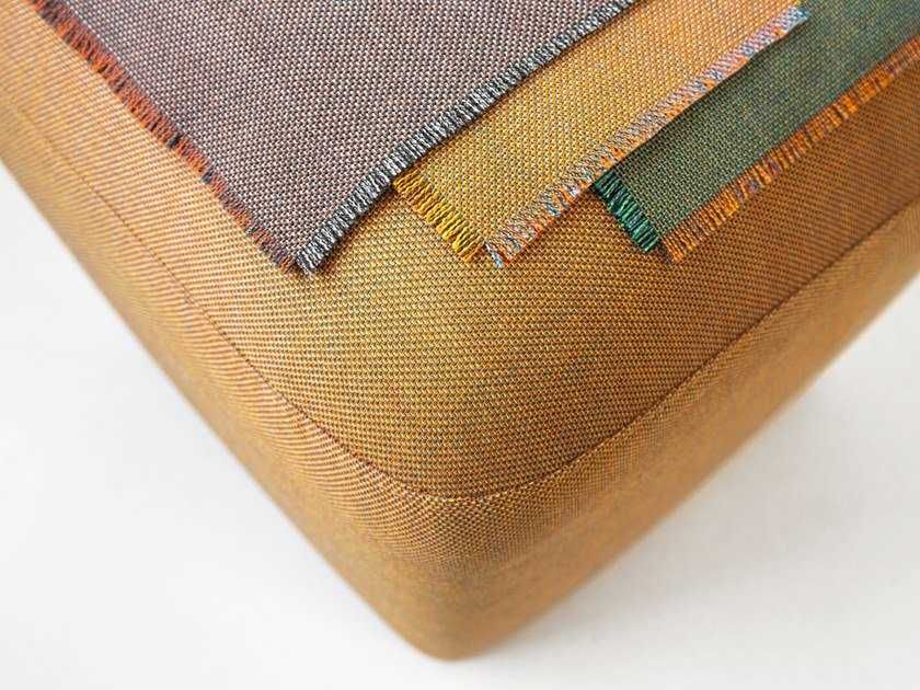 Multi-coloured wool fabric