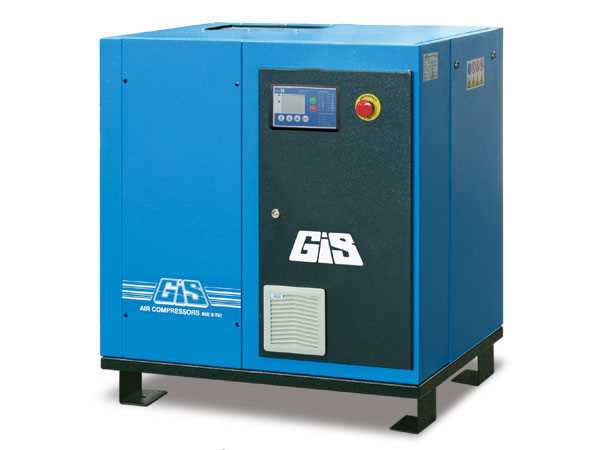 Screw compressor with inverter