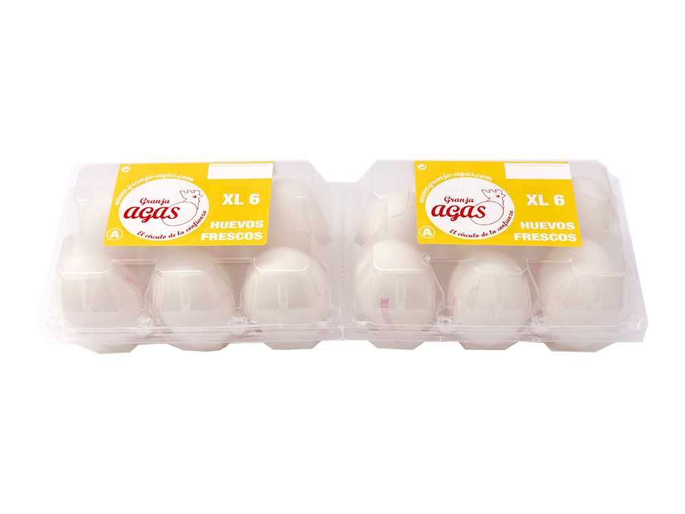 Яйца Ферма Агас / Пластиковая упаковка