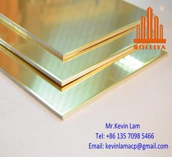 Copper composite panel facade wall cladding materials