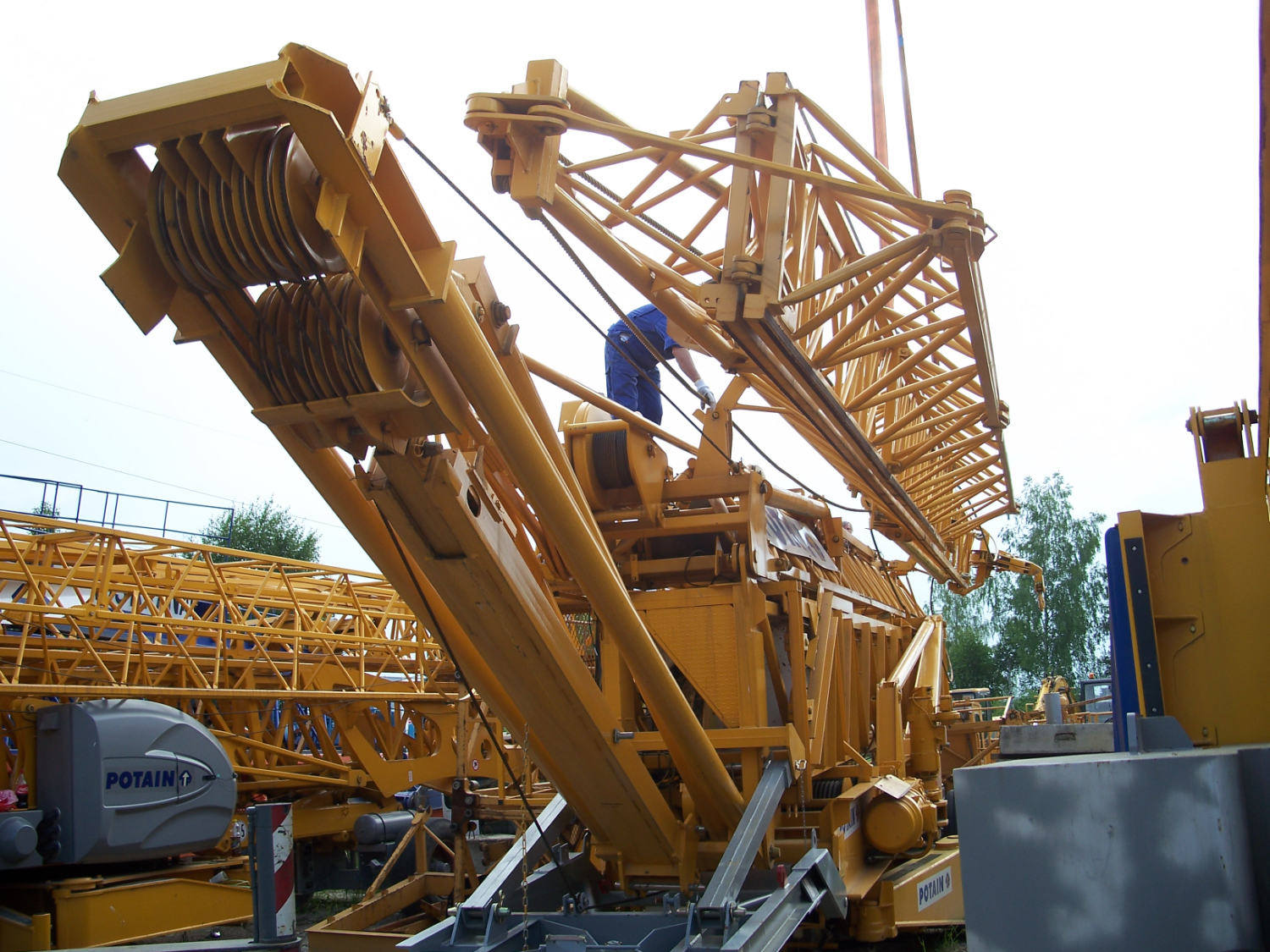 transport des grues à tour